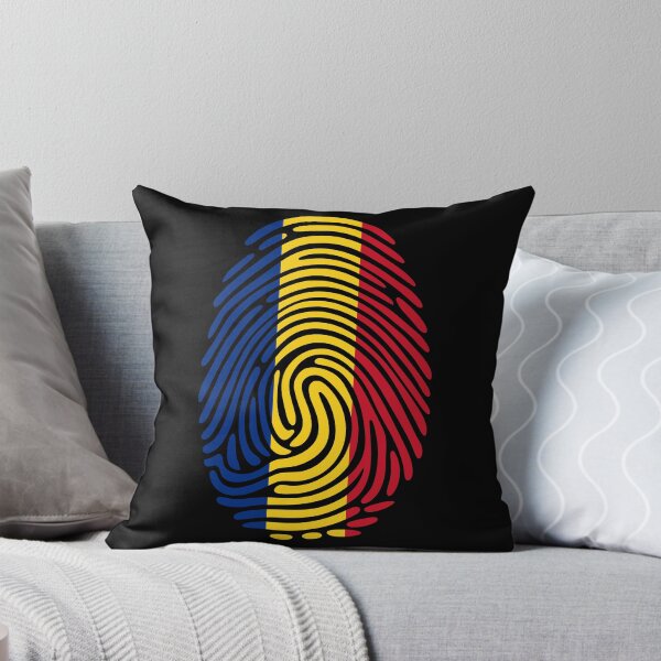 Item preview, Romania Flag Fingerprint Identity | Romanian DNA Heritage Graphic designed and sold by NTGUILTY.