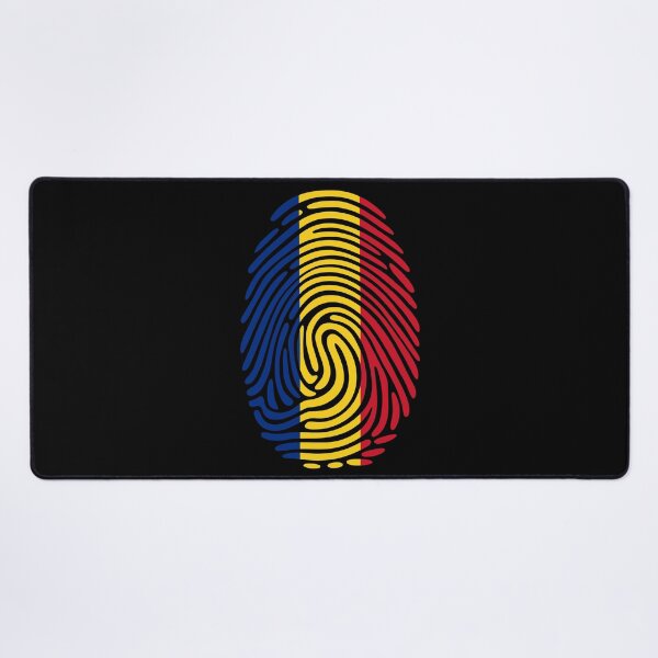 Item preview, Romania Flag Fingerprint Identity | Romanian DNA Heritage Graphic designed and sold by NTGUILTY.