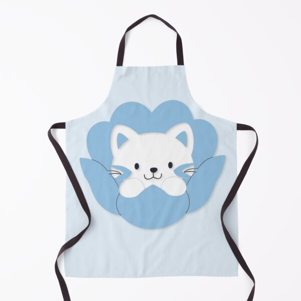 Item preview, Peek-a-Blue Blossom Cat designed and sold by TurquoiseBird.