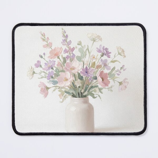 Item preview, Soft Pastel Wildflowers Bouquet Painting designed and sold by ArtAmbience.
