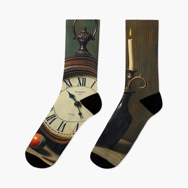 Item preview, Still life and clock  designed and sold by Terry Collett.