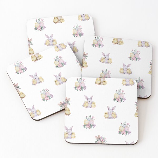 Item preview, Sweet Watercolor Easter Friends Seamless Spring Celebration Pattern Collection designed and sold by EL-Lebedenko.