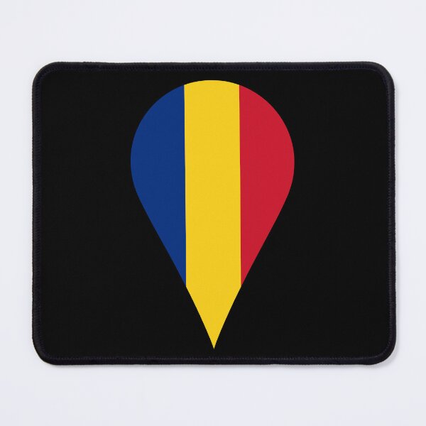 Item preview, Romania Flag Location Pin Map Marker | Romanian Destination GPS Icon designed and sold by NTGUILTY.