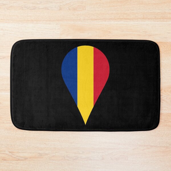 Item preview, Romania Flag Location Pin Map Marker | Romanian Destination GPS Icon designed and sold by NTGUILTY.
