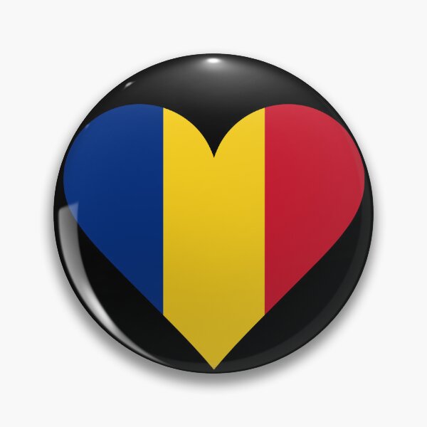 Item preview, Romania Heart Flag Graphic | I Love Romania Patriotic Symbol designed and sold by NTGUILTY.