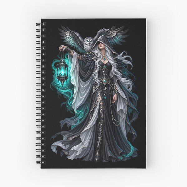 Item preview, Shadow Lantern Guardian – Gothic Mystic Witch designed and sold by TroviTutto.