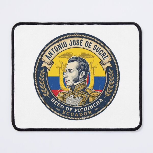 Item preview, Antonio Jose de Sucre Hero of Pichincha Ecuador Vintage Badge designed and sold by Efforito.