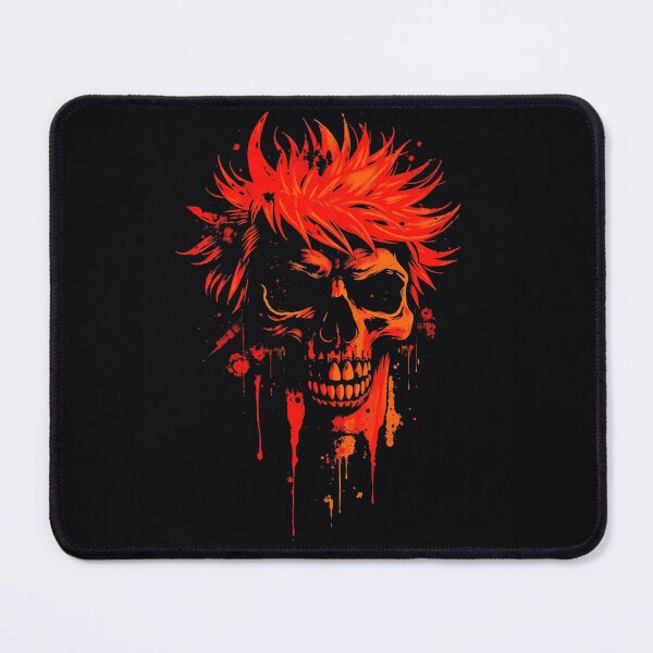 Item preview, Red Punk Skull - Gothic Grunge Splatter Art designed and sold by ERODED SELF.