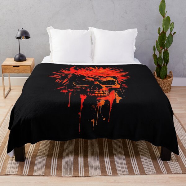 Item preview, Red Punk Skull - Gothic Grunge Splatter Art designed and sold by ERODED SELF.