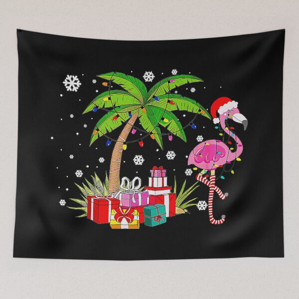 Item preview, Christmas Flamingo Tropical Holiday Celebration designed and sold by CharlieConon.