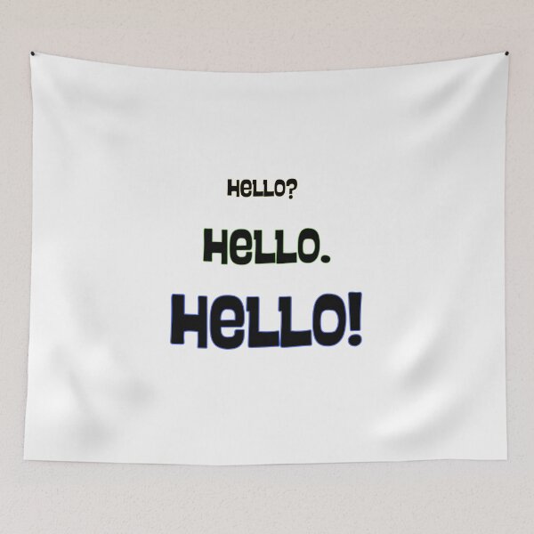 Item preview, HELLO? HELLO. HELLO! | Fun with Punctuation designed and sold by SunandShade.
