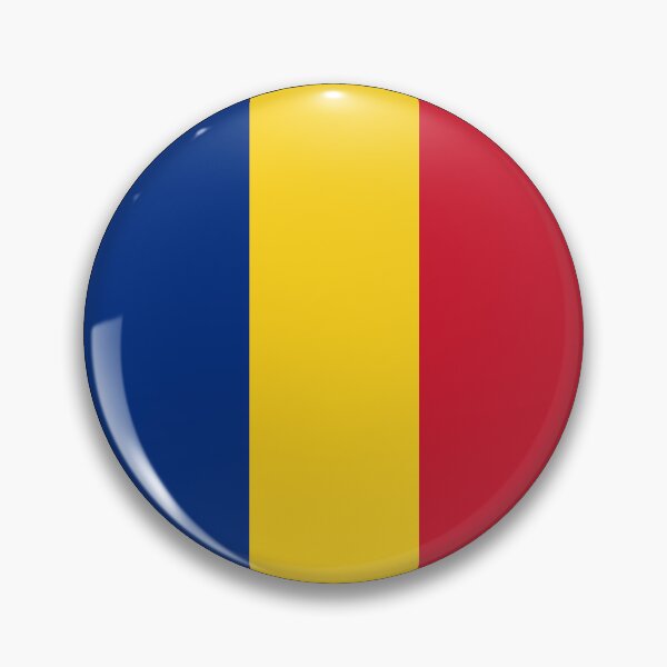 Item preview, Round Romania Flag Icon | Circular Romanian Flag Button Element designed and sold by NTGUILTY.