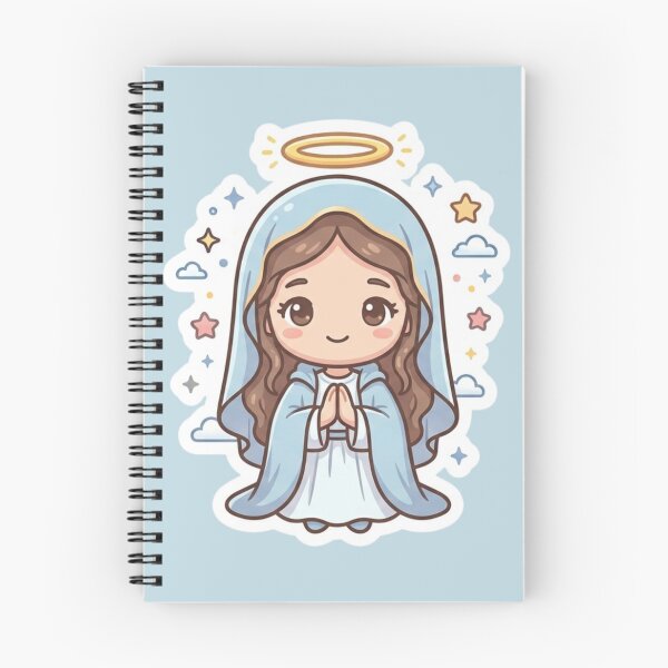 Item preview, Virgin Mary Kawaii Style for Children designed and sold by MantoSagrado.