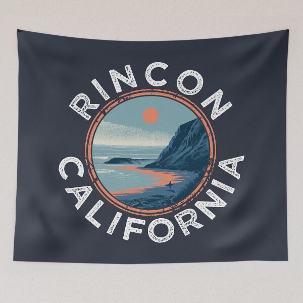 Item preview, Rincon - California (with White Lettering) designed and sold by VelvetRoom.