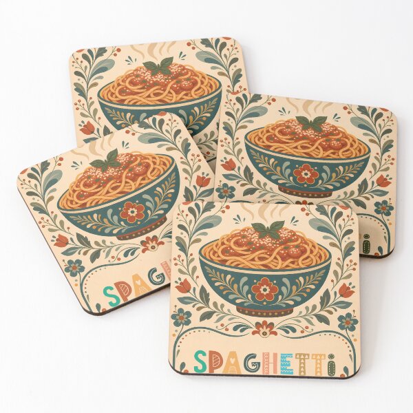 Item preview, Wall Art - Postcard - Vintage Spaghetti Delight designed and sold by ForeverPrintsOK.