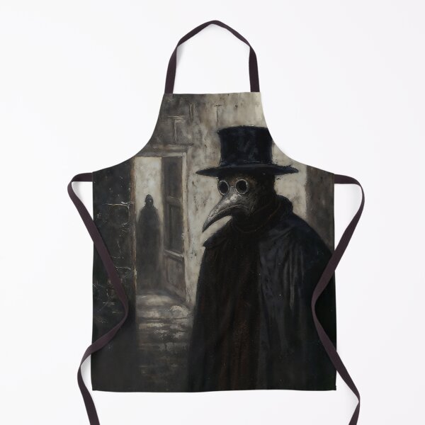Item preview, Gothic Plague Doctor In Dark Alley Painting designed and sold by DarkHolyQueen.
