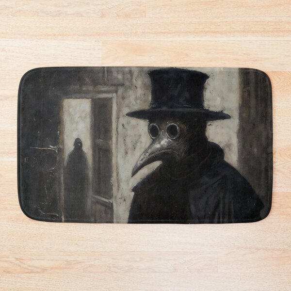 Item preview, Gothic Plague Doctor In Dark Alley Painting designed and sold by DarkHolyQueen.