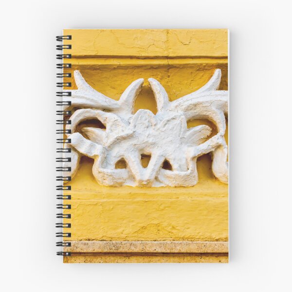 Item preview, Decorative Plaster Architectural Ornament Relief on Textured Yellow Wall Facade Detail designed and sold by Nmallia.