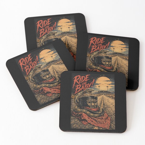 Item preview, Ride On Baby Jungle Highway Classic Rock Tour Snake Graphic Tee designed and sold by Fanverse Merchandise.