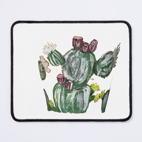 Item preview, Fico d'India Siciliano in Fiore - Arte Dipinta a Mano - Cactus designed and sold by B.D'Alessandro.