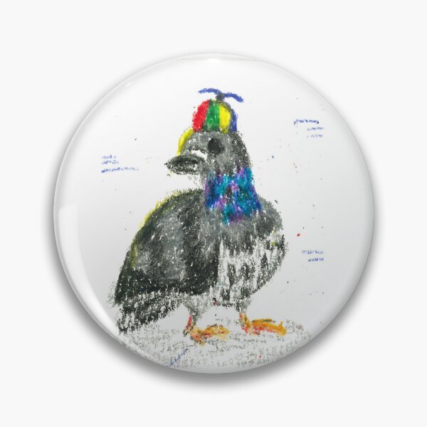 Item preview, Pinwheel Hat Pigeon designed and sold by potterspatch.