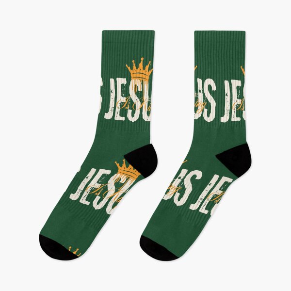 Item preview, Jesus Is King Christianity Bible Verse Quote  - Christmas Gifts - Dark Green designed and sold by Doiemacreations.