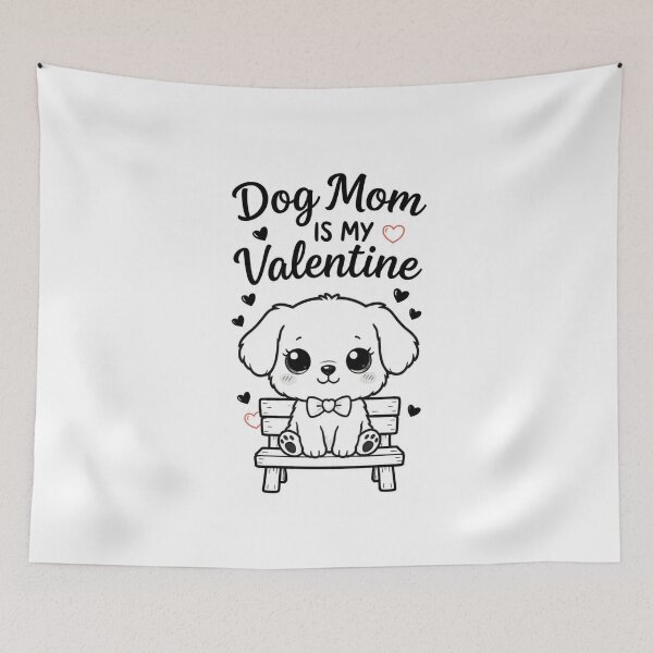 Item preview, Dog Mom Is My Valentine | Cute Dog Lover Valentine T-Shirt` designed and sold by Aliplus+.