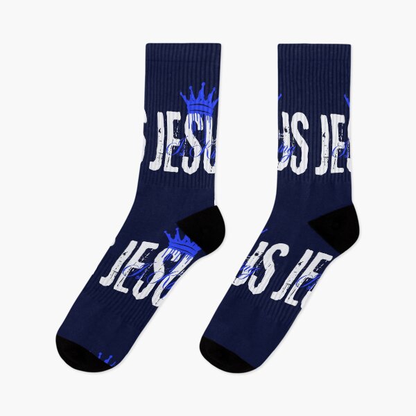 Item preview, Jesus Is King - Christian Motivational Quotes  - Christmas Gifts For Boyfriend - Navy Blue designed and sold by Doiemacreations.