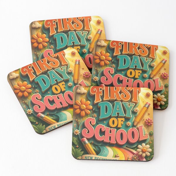 Item preview, First Day Of School Retro Groovy Teacher Student Back To School designed and sold by mo-carnival.