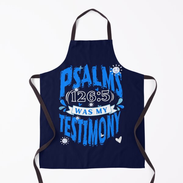 Item preview, Psalms 126 5 Was My Testimony  - Redemption Psalms Verse Quotes  - Birthday Gifts For Him - Navy Blue designed and sold by Doiemacreations.