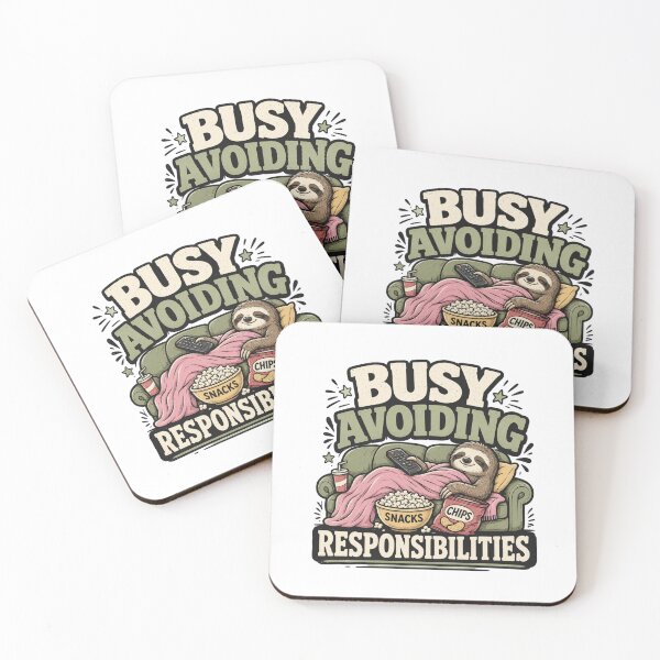 Item preview, Busy Avoiding Responsibilities Funny Sloth Shirt | Cozy Introvert Humor | Busy Collection designed and sold by SoulThread Studio.