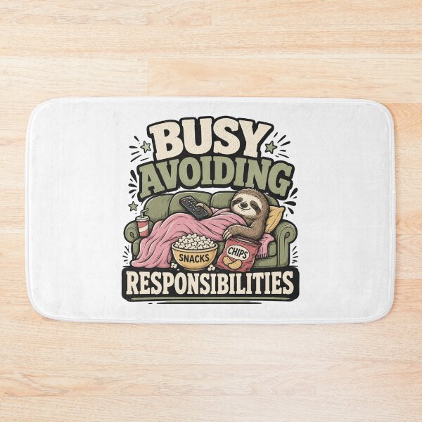 Item preview, Busy Avoiding Responsibilities Funny Sloth Shirt | Cozy Introvert Humor | Busy Collection designed and sold by SoulThread Studio.