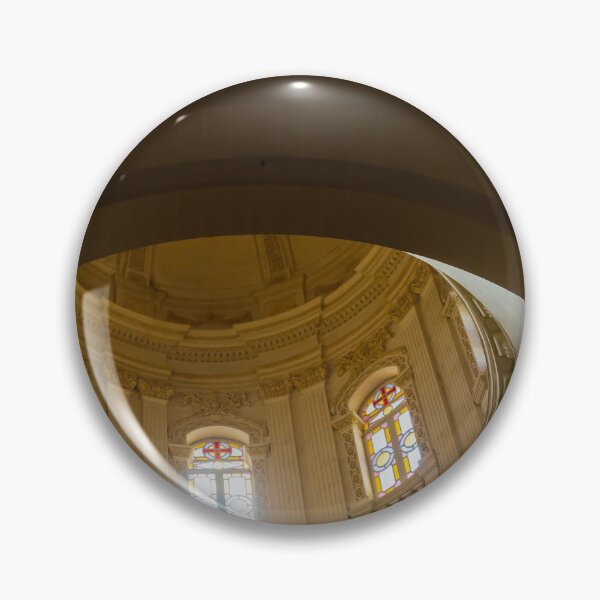 Item preview, Church Dome With Stained Glass Windows and Ornate Classical Architecture Interior designed and sold by Nmallia.