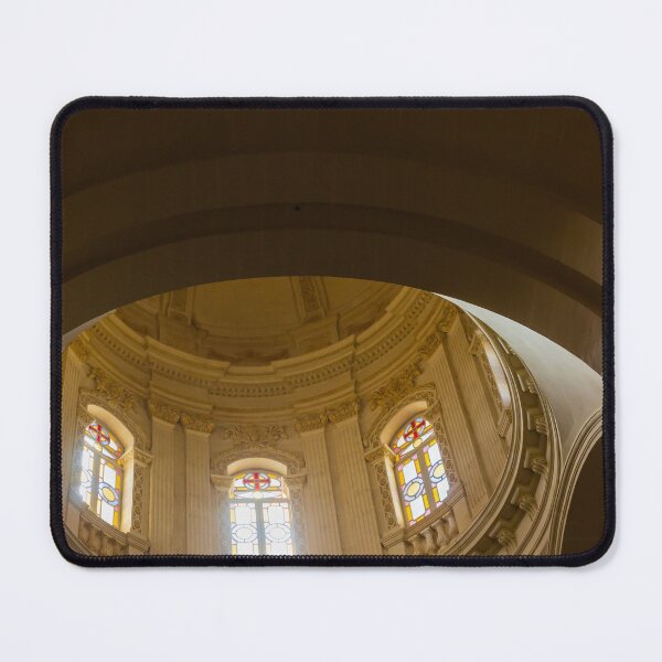 Item preview, Church Dome With Stained Glass Windows and Ornate Classical Architecture Interior designed and sold by Nmallia.