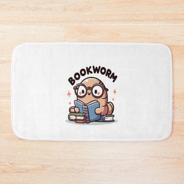 Item preview, Cute Cozy Bookworm Reading a Book – Study Sticker designed and sold by Khatumeye.