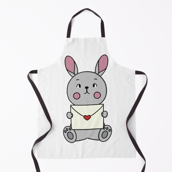 Item preview, Cute Bunny Holding Love Letter designed and sold by BrunaBernardes.