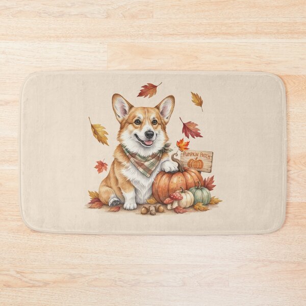 Item preview, Autumn Corgi Pumpkin Patch Fall Dog Lover designed and sold by Cute & Sassy Custom Gifting Boutiques.