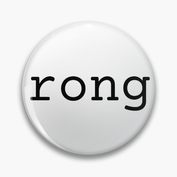 Item preview, rong lowercase black text on transparent background designed and sold by postpunkmamma.