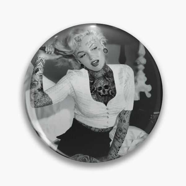 Item preview, Tattooed Marilyn designed and sold by raquelruthless.