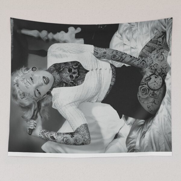 Item preview, Tattooed Marilyn designed and sold by raquelruthless.