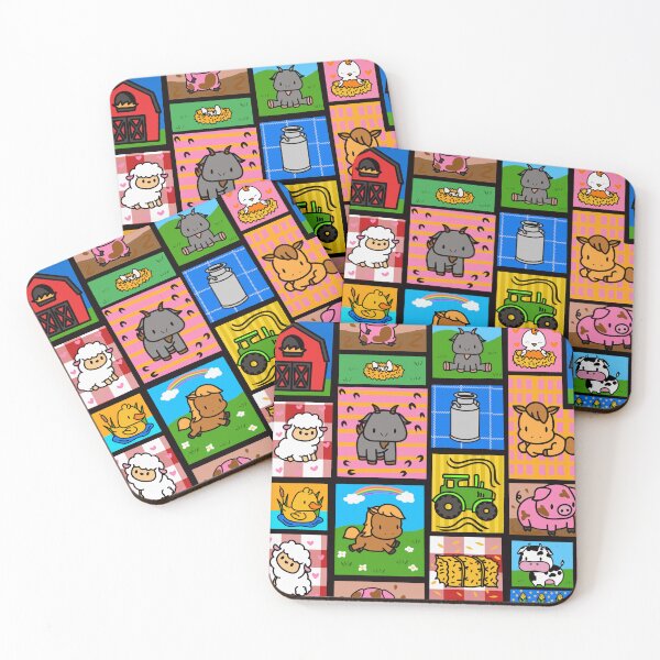 Item preview, Happy Little Farm Animal Patchwork designed and sold by CI Creative Design LLC.