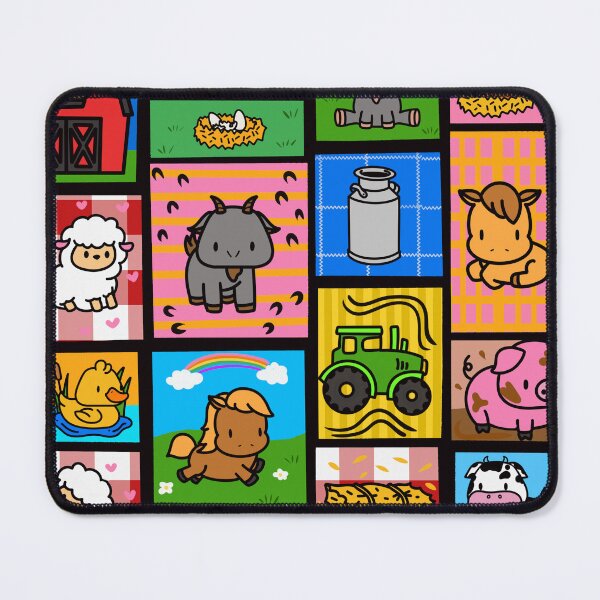 Item preview, Happy Little Farm Animal Patchwork designed and sold by CI Creative Design LLC.