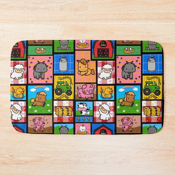 Item preview, Happy Little Farm Animal Patchwork designed and sold by CI Creative Design LLC.
