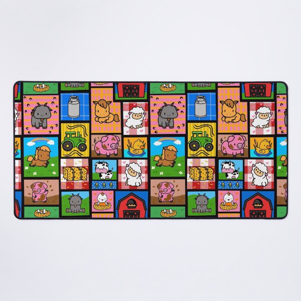 Item preview, Happy Little Farm Animal Patchwork designed and sold by CI Creative Design LLC.