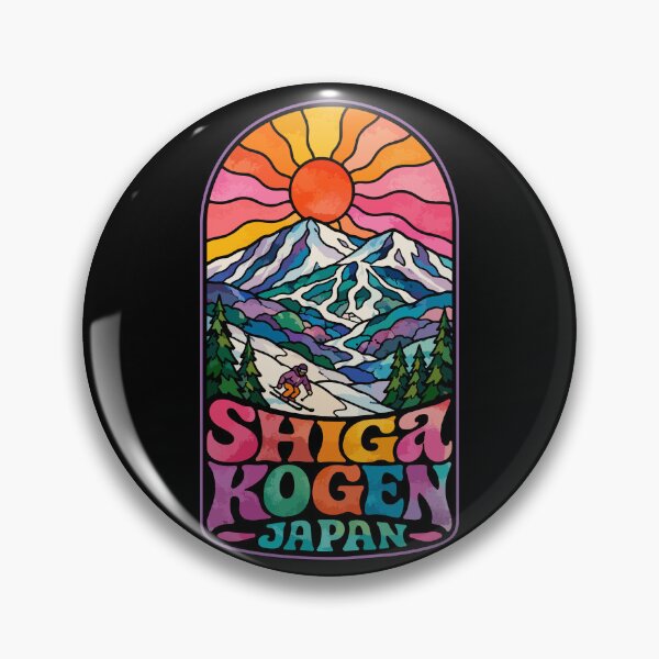 Item preview, Shiga Kogen Japan Stained Glass Travel designed and sold by TomFrontierArt.