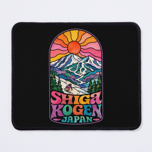 Item preview, Shiga Kogen Japan Stained Glass Travel designed and sold by TomFrontierArt.