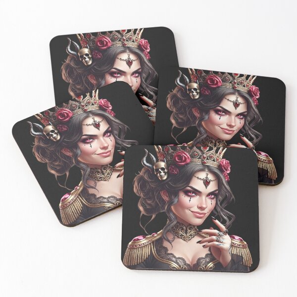 Item preview, Queen Crown Epaulettes Roses Choker designed and sold by Voodoo Store Paranormal Collections.