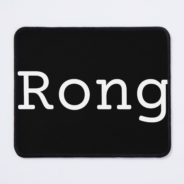 Item preview, Rong white on black designed and sold by postpunkmamma.