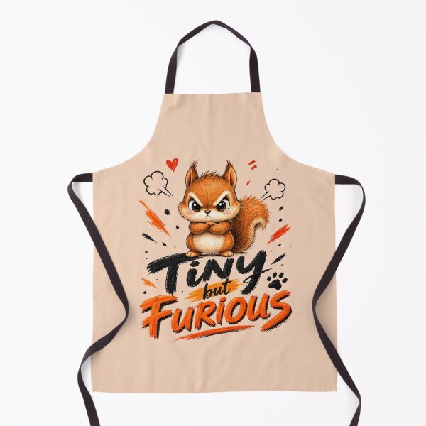 Item preview, Tiny but Furious Squirrel – Cute Angry Squirrel designed and sold by Sasas Design.