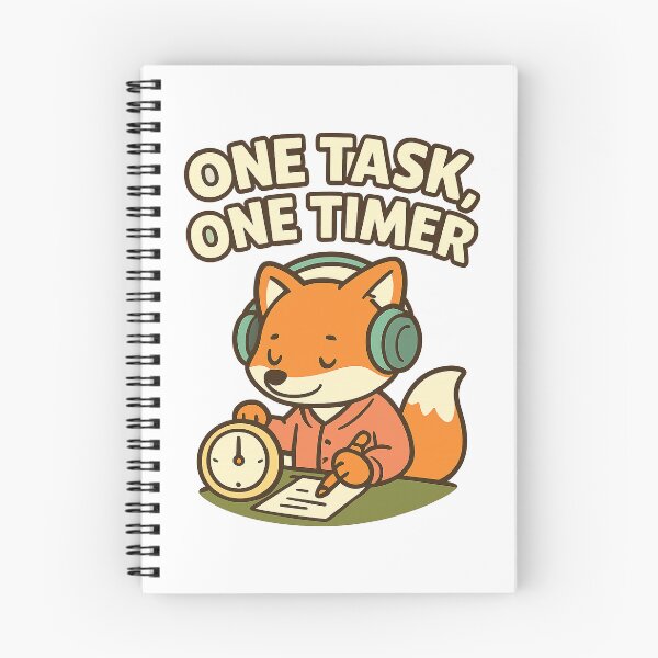 Item preview, Fox Timer Cue ADHD Focus Mascot designed and sold by Ainbowz-Artwork.